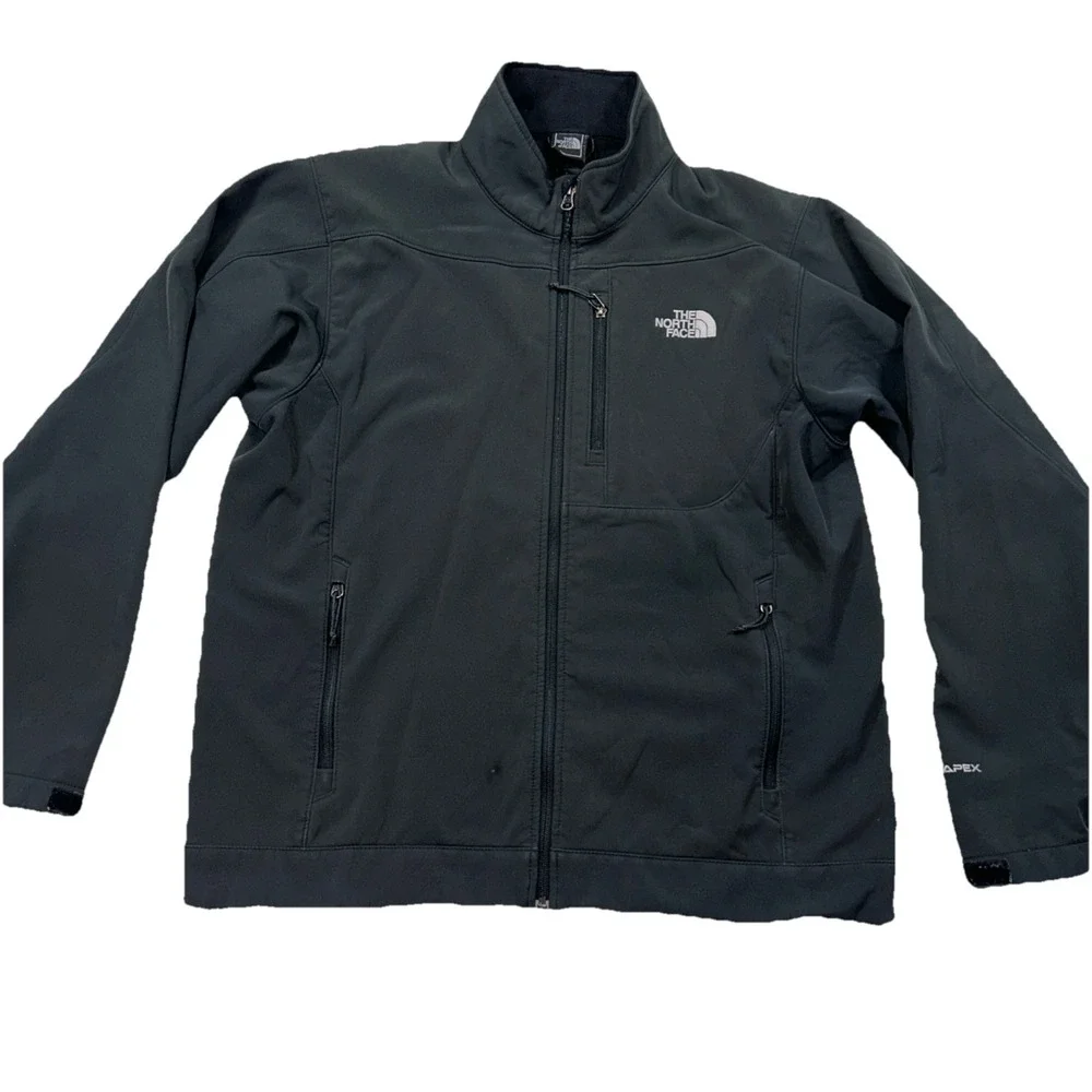 THE NORTH FACE Men's TNF APEX Jacket Size Large Black‎ Full Zip